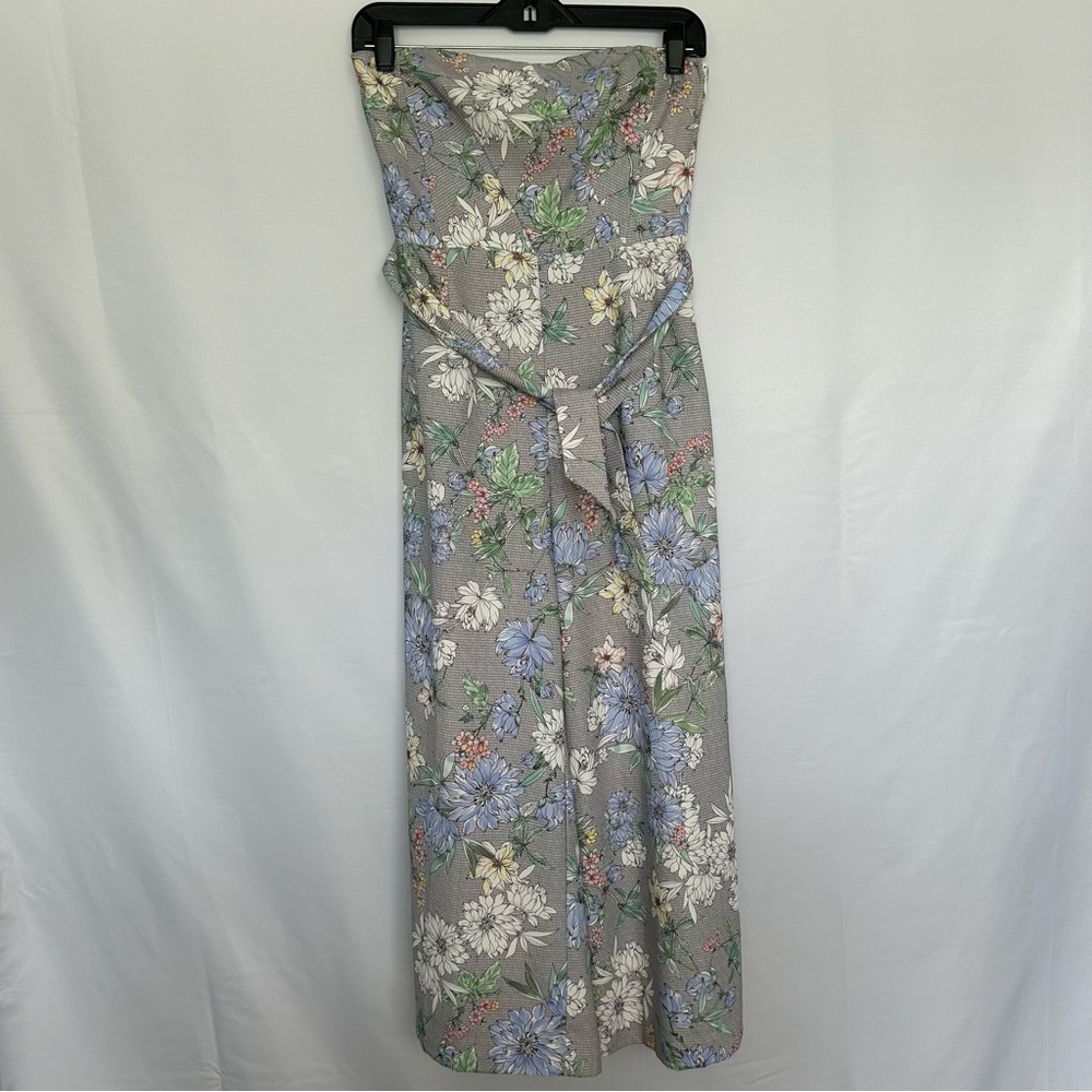 H&M‎ Strapless Floral Patterned Jumpsuit